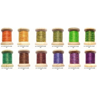 Tommi-Fly Sada vázacích nití UV Camouflage Thread 12 barev – Hledejceny.cz