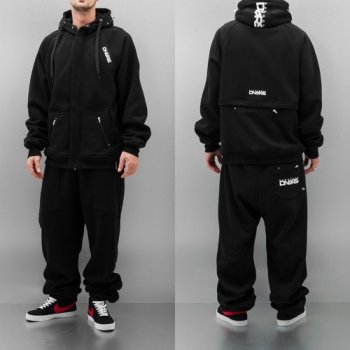 Dangerous DNGRS Rock Sweat Suit Jet Black