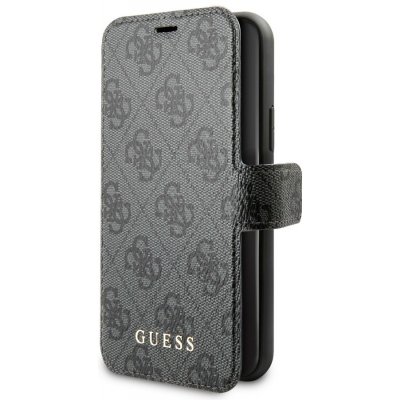 Pouzdro Guess Charms Book Case 4G iPhone 11 Pro Max, šedé – Zboží Živě