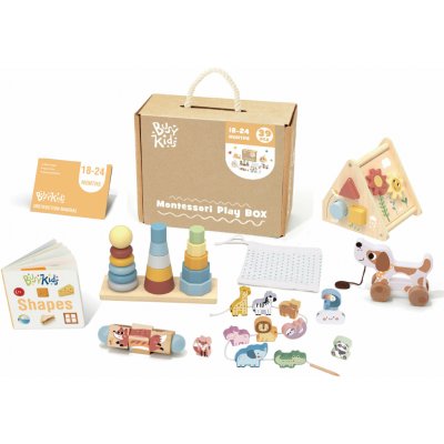 BusyKids Montessori Edukační box pro děti 18 - 24 měsíců – Zboží Dáma