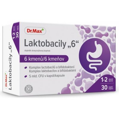 Dr.Max Laktobacily 6 30 kapslí