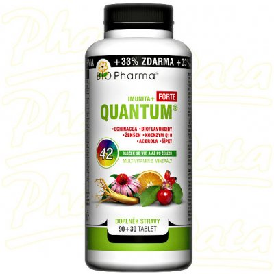 Bio Pharma Quantum Imunita+ 32 složek 90 + 30 tablet – Hledejceny.cz