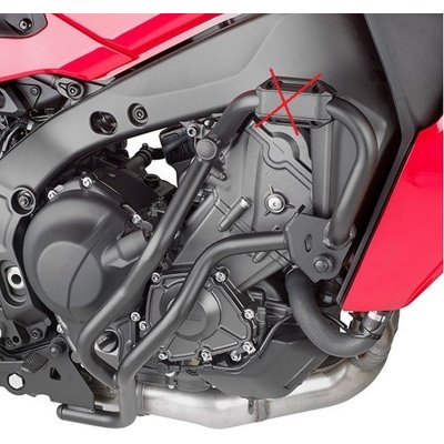 KAPPA padací rám YAMAHA TRACER 9 21-24 černá - nahrazuje KN2159 - malé poškození laku – Sleviste.cz