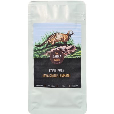 Darka Kopi Luwak Cikole Lembang zrnková 80 g – Hledejceny.cz