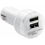 Led USB nabíječka, modré podsvícení 12-24V (1,01 do 2,1 A)