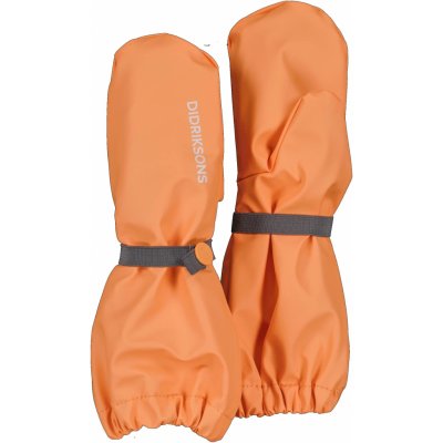 Didriksons Dětské nepromokavé rukavice Glove 5 Papaya Orange L04 – Zboží Mobilmania