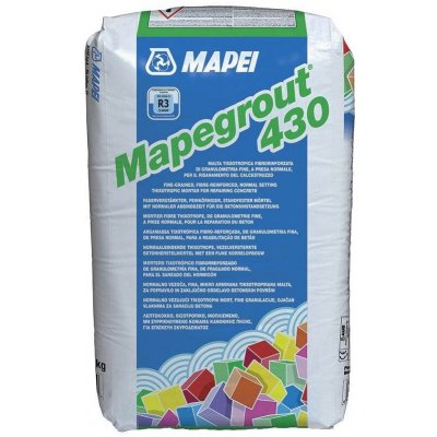 MAPEI Mapegrout 430 malta pro opravu betonových konstrukcí 25 kg Šedá – Sleviste.cz