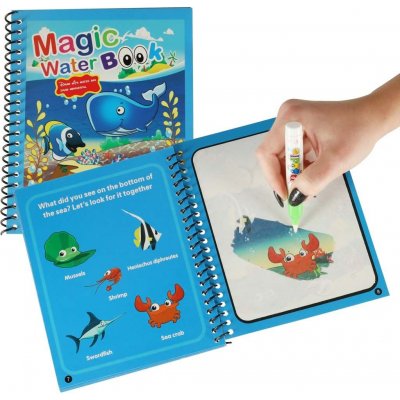 KIK KX7205 Vodní omalovánky mořský svět – Zboží Dáma