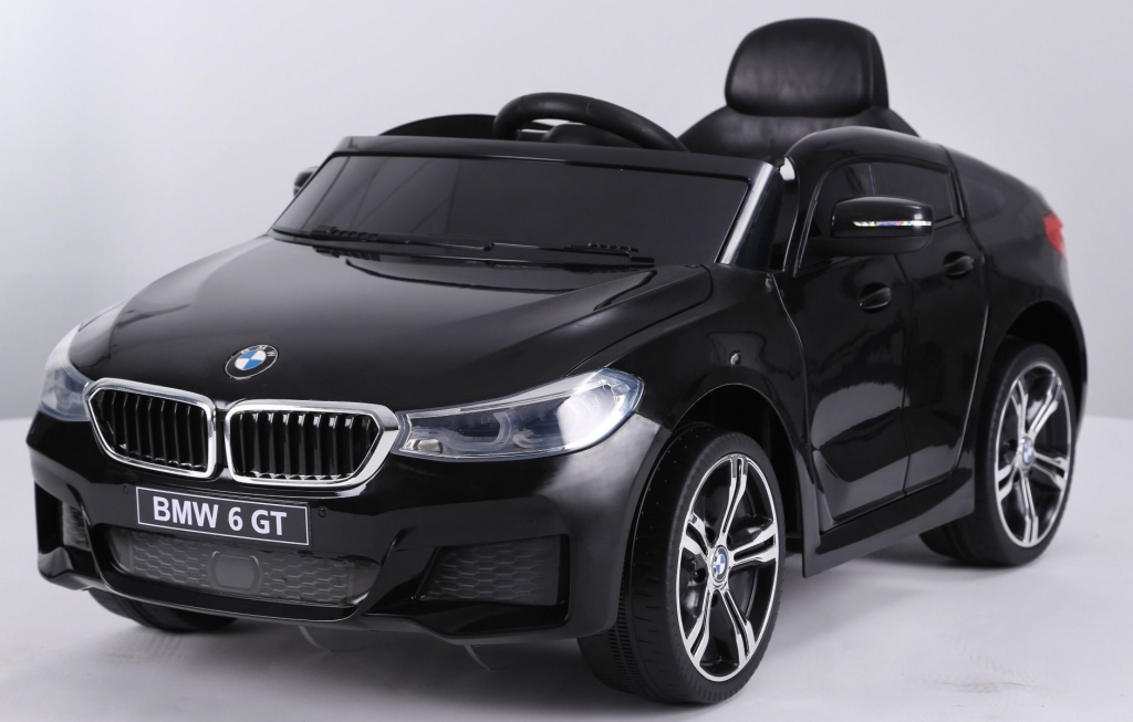 Beneo elektrické autíčko BMW 6GT jednomístné Eva kola kožené sedadlo  Baterie 2 x 6V / 4Ah 24 GHz DO 2Xmotor USB vstup orginal licence černá od 3  990 Kč - Heureka.cz
