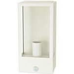 ACA Lighting Venkovní nástěnné svítidlo CELIA max. 60W/E27/230V/IP44, pohybový senzor, bílé – Hledejceny.cz