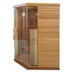Belatrix Infrasauna Cedr Superior 3/4 Lux HL-400KC-L – Zboží Dáma