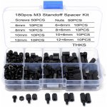 Sada 180ks M3 - nylonové dištančné podložky pre PC – Sleviste.cz