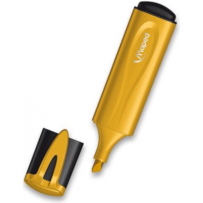 Maped Fluo Peps Glitter Metal zlatá – Zboží Živě