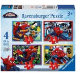 Ravensburger 4v1 Spider-Man 12,16,20,24 dílků – Hledejceny.cz