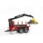 Bruder 2252 lesních PŘÍVĚS s hydraulickou rukou – Zboží Dáma