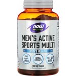 Now Foods Men's Active Sports multivitamin pro muže 180 kapslí – Hledejceny.cz