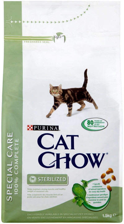 Cat Chow Special Care Sterilized krůtí 15 kg