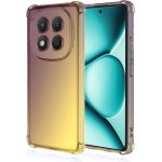 Colore odolný gelový obal s vyztuženými rohy na Xiaomi Redmi Note 15 Pro+ 5G/Xiaomi Poco M8 Pro 5G - černý/zlatý – Zboží Živě