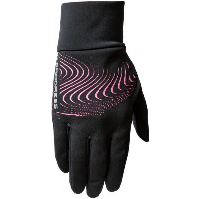 Progress Coolio Gloves dětské zimní rukavice černá/růžová – Hledejceny.cz