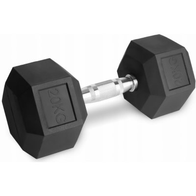 GymBeam Hexagon jednoručka 20 kg – Zboží Mobilmania