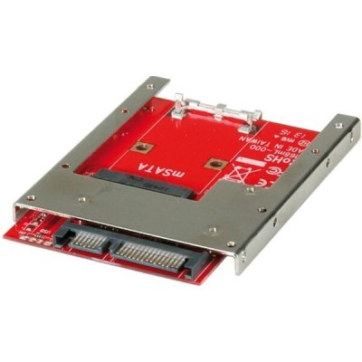 Roline Redukce SATA 22 pin -> mSATA , držák SSD, rozměr 2,5" (11.03.1567) - 11.03.1567 – Hledejceny.cz