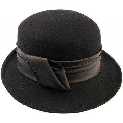 Dámský plstěný klobouk černá Q9030 51881/09BE – Zboží Mobilmania