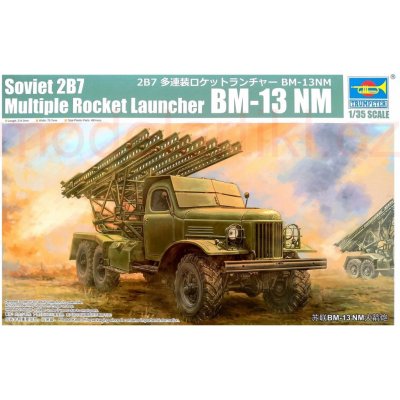 Trumpeter slepovací model Soviet 2B7R Multiple Rocket Launcher BM 13 HMM 1:35 – Zbozi.Blesk.cz