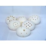 Velikonoční kraslice vrtaná - bílá – Sleviste.cz