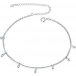 Oivie stříbrný řetízek na nohu 4315 – Zboží Dáma