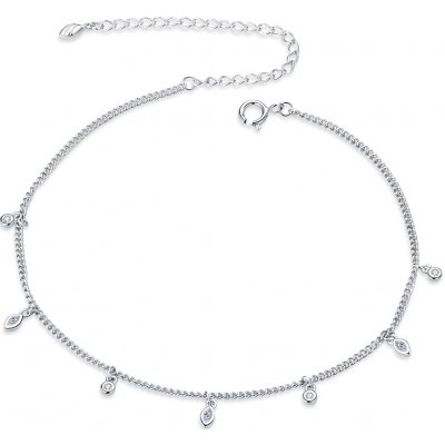 Oivie stříbrný řetízek na nohu 4315 – Zboží Dáma