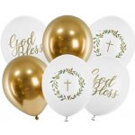 Latexové balonky zlato bílé Happy birthday To You – Hledejceny.cz