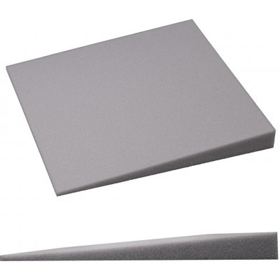 Akustický panel světle šedý KLIN se zkosením 50x50 cm tloušťka 5 cm – Hledejceny.cz