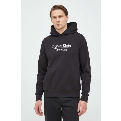 Calvin Klein černá s kapucí vzorovaná