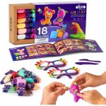 OKTO Kreativní sada Samoschnoucí modelovací hmota set 18 barev 961351 – Hledejceny.cz