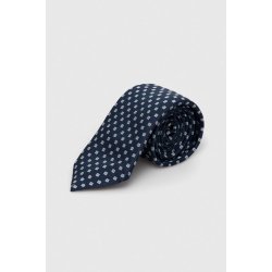 Boss hedvábná kravata 50512605 tmavomodrá