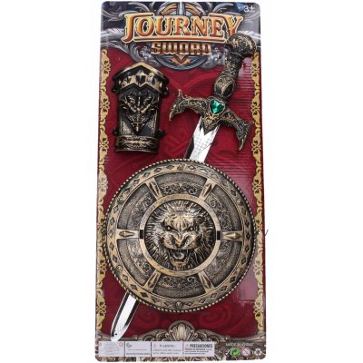 Wiky Zbraně stříbrné meč a štít set 50 cm – Hledejceny.cz