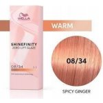 Wella Shinefinity Zero Lift Glaze 08/34 Warm Spicy Ginger 60 ml – Sleviste.cz