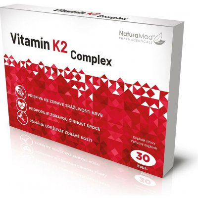 NaturaMed Vitamín K2 Complex 30 kapslí – Hledejceny.cz