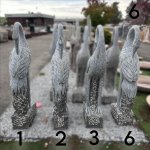 Kameny.cz Vodní pták (vápenec) z přírodního kamene Vyberte si variantu zboží dle fotografií: Varianta 2 – Zboží Dáma