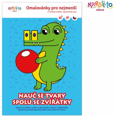 Kresli.to Nauč se tvary omalovánky pro nejmenší – Zbozi.Blesk.cz