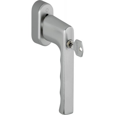 Hoppe Okenní klička Hamburg SecuForte uzamykatelná 7/32-42 mm, M5x45 mm + M5x50 mm, 45° - F9 ocel – HobbyKompas.cz