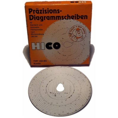 Kotoučky tachografu oválná díra 140 km/h UNI – Zboží Živě