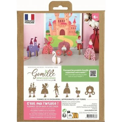 AladinE Kreativní dřevěná sada Gomille Princezny – Hledejceny.cz