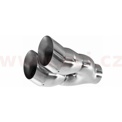 FENNO koncovka výfuku nerez. kulatá dvojitá, DTM, průměr tr. 58 mm, konc. 2x76 mm, d=200 mm | Zboží Auto