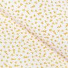 Metráž Goldea bavlněné plátno - drobné žluté kvítí 145 cm