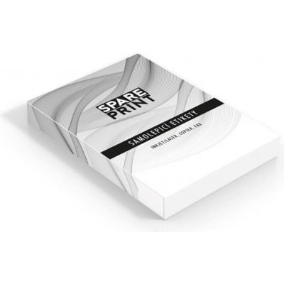 SPARE PRINT PREMIUM bílé 68 x36 mm 100 archů – Hledejceny.cz
