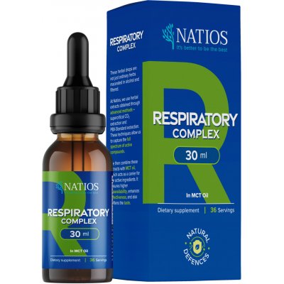 Natios Respiratory Complex Bylinné kapky v MCT oleji 30 ml – Hledejceny.cz