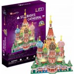 CubicFun 3D puzzle svítící Chrám Vasila Blaženého 224 ks – Hledejceny.cz