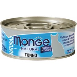 Monge Cat Natural tuňák pruhovaný - 80 g