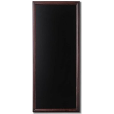 Showdown Display A-Z Reklama CZ CHBBR56x120 Woodboard nástěnná dřevěná křídová tabule tmavě hnědý lak 56 x 120 cm – Zboží Mobilmania